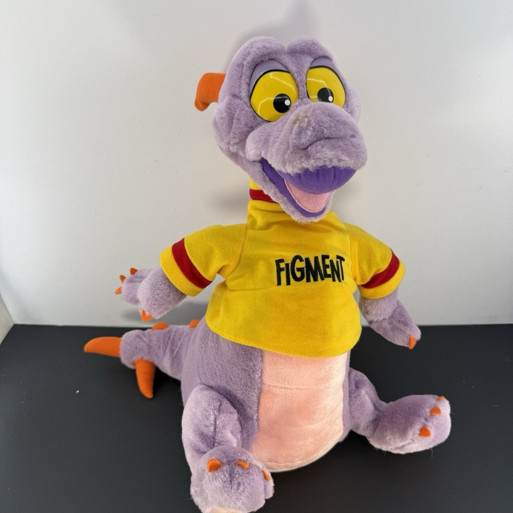 Disney World Vintage FIGMENT Plush 18" Large Stuffed Animal